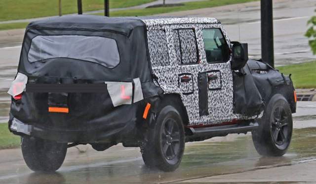 2019 Jeep Wrangler Diesel - rear