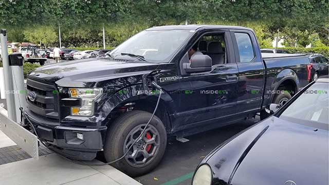 2021 Ford F-150 Full-Electric Pickup Truck spied