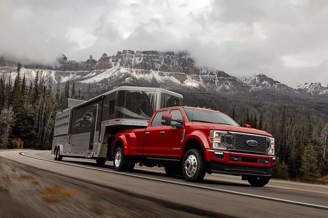 2022 Ford Super Duty towing capacity